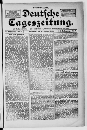 Deutsche Tageszeitung vom 04.01.1899