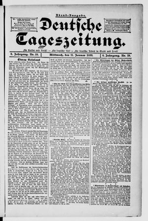 Deutsche Tageszeitung vom 11.01.1899