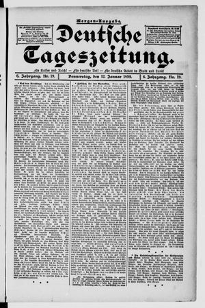 Deutsche Tageszeitung on Jan 12, 1899