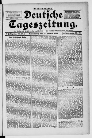 Deutsche Tageszeitung on Jan 12, 1899