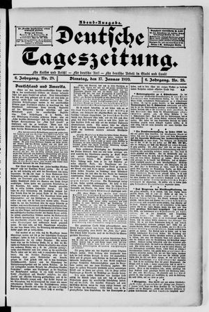 Deutsche Tageszeitung vom 17.01.1899