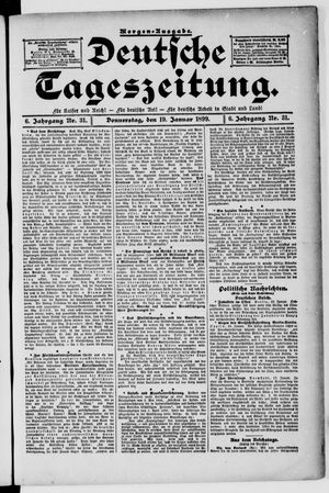 Deutsche Tageszeitung vom 19.01.1899