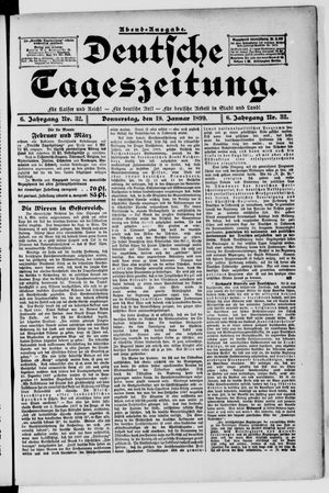 Deutsche Tageszeitung vom 19.01.1899