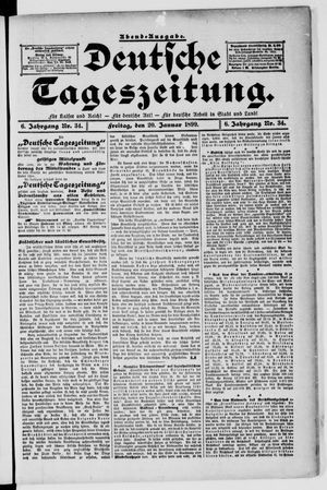 Deutsche Tageszeitung vom 20.01.1899