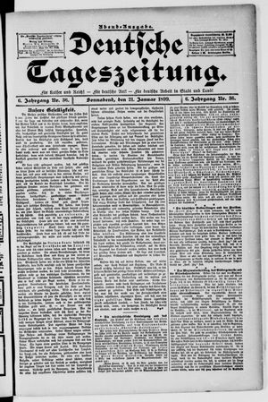 Deutsche Tageszeitung on Jan 21, 1899