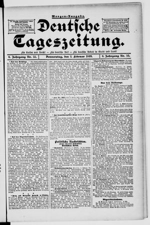 Deutsche Tageszeitung vom 02.02.1899