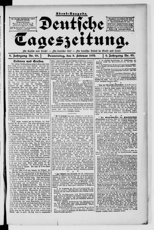 Deutsche Tageszeitung vom 09.02.1899