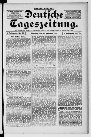 Deutsche Tageszeitung vom 12.02.1899