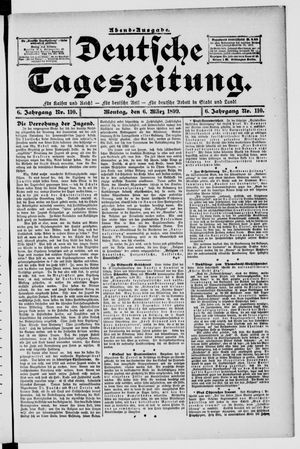 Deutsche Tageszeitung on Mar 6, 1899