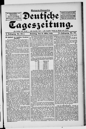 Deutsche Tageszeitung vom 12.03.1899