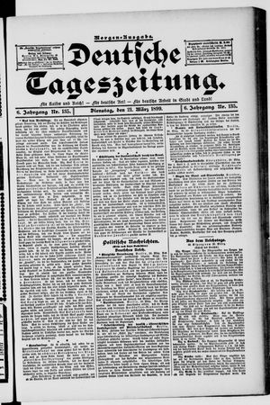 Deutsche Tageszeitung vom 21.03.1899