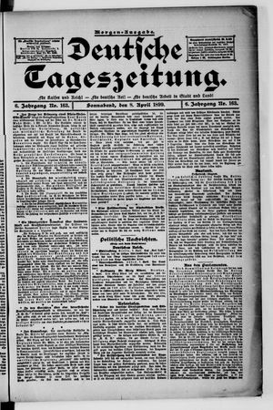 Deutsche Tageszeitung vom 08.04.1899