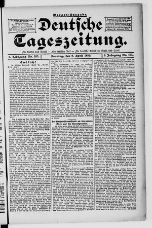 Deutsche Tageszeitung vom 09.04.1899