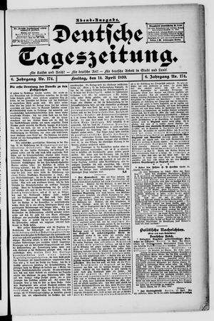 Deutsche Tageszeitung vom 14.04.1899