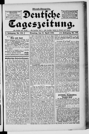 Deutsche Tageszeitung vom 18.04.1899
