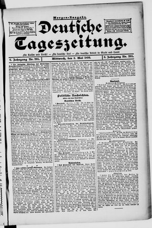 Deutsche Tageszeitung vom 03.05.1899
