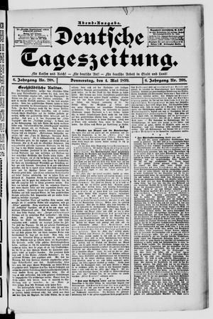 Deutsche Tageszeitung vom 04.05.1899
