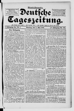 Deutsche Tageszeitung vom 08.05.1899