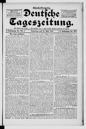 Deutsche Tageszeitung vom 23.05.1899