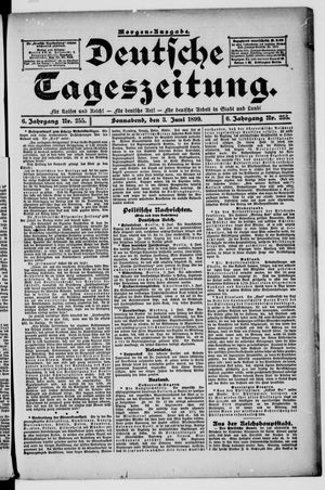 Deutsche Tageszeitung vom 03.06.1899
