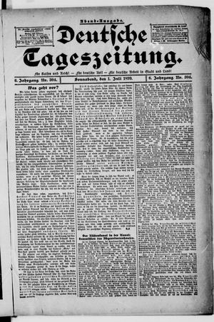 Deutsche Tageszeitung vom 01.07.1899