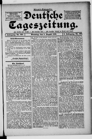 Deutsche Tageszeitung on Aug 8, 1899