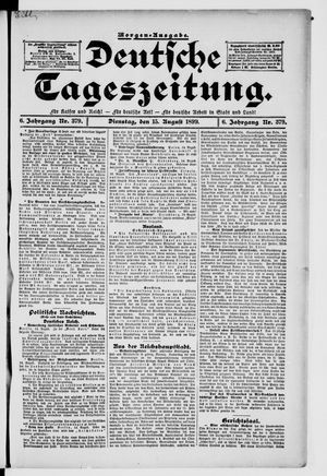 Deutsche Tageszeitung vom 15.08.1899
