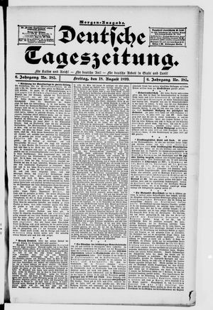 Deutsche Tageszeitung vom 18.08.1899