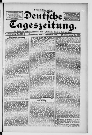 Deutsche Tageszeitung vom 04.11.1899