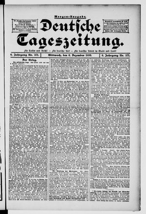 Deutsche Tageszeitung vom 06.12.1899