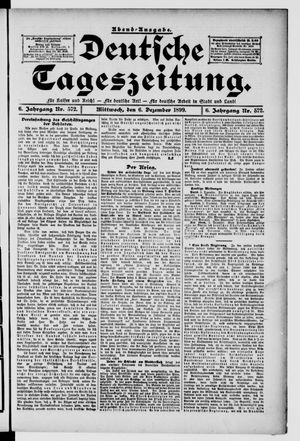 Deutsche Tageszeitung vom 06.12.1899