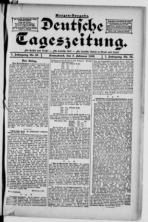 Deutsche Tageszeitung vom 03.02.1900