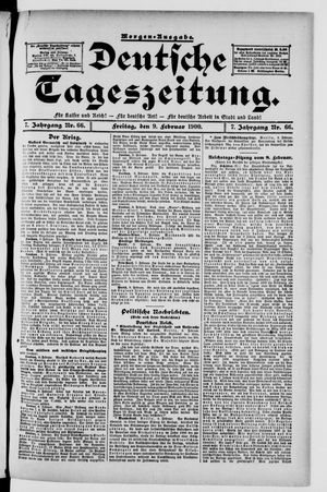 Deutsche Tageszeitung vom 09.02.1900