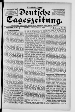 Deutsche Tageszeitung vom 09.02.1900