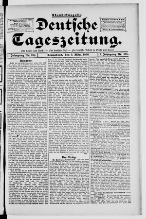 Deutsche Tageszeitung on Mar 3, 1900