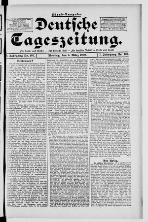 Deutsche Tageszeitung on Mar 5, 1900
