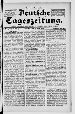 Deutsche Tageszeitung on Mar 6, 1900