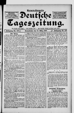 Deutsche Tageszeitung vom 24.03.1900