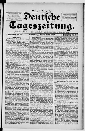 Deutsche Tageszeitung vom 29.03.1900