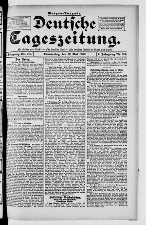Deutsche Tageszeitung on May 10, 1900