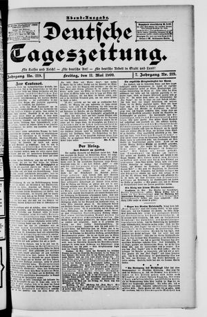 Deutsche Tageszeitung vom 11.05.1900