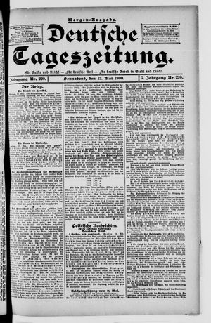 Deutsche Tageszeitung vom 12.05.1900