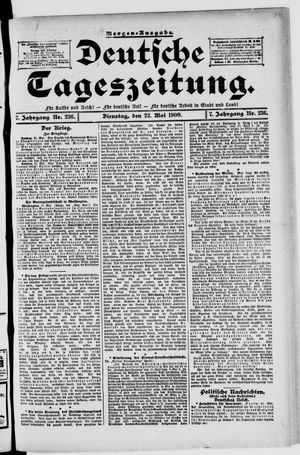 Deutsche Tageszeitung on May 22, 1900