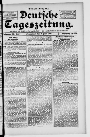 Deutsche Tageszeitung vom 02.06.1900