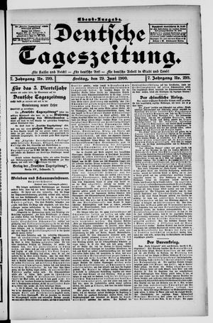 Deutsche Tageszeitung vom 29.06.1900
