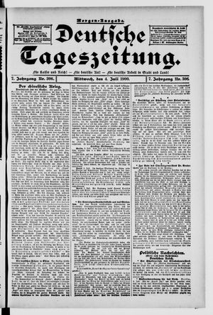 Deutsche Tageszeitung vom 04.07.1900