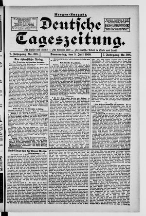 Deutsche Tageszeitung vom 05.07.1900