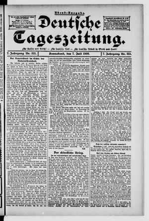 Deutsche Tageszeitung vom 07.07.1900
