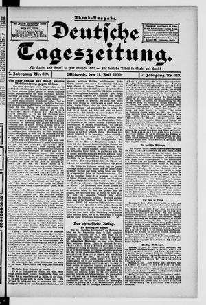 Deutsche Tageszeitung on Jul 11, 1900