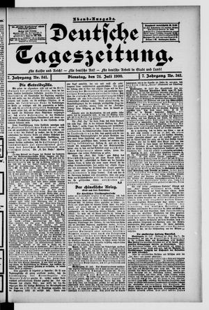 Deutsche Tageszeitung vom 24.07.1900